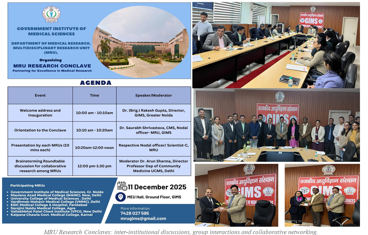 Inter-Institutional MRU Research Conclaves and Resource Sharing